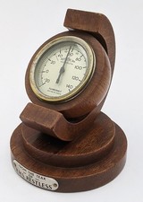 H.M.S RESTLESS TEAK ROTOTHERM THERMOMETER 1916-1936