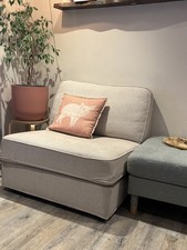 IKEA KIVIK 1-Seat Sofa Bed – Light Beige, £200 (RRP £479)