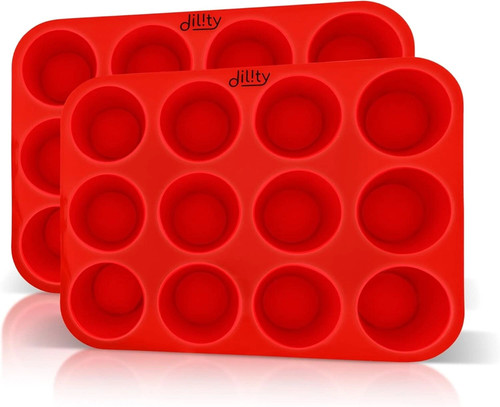 Silicone muffin cupcake - 2x,