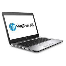 HP EliteBook 745 G4 Laptop: AMD Quad, 256GB SSD 8GB RAM Warranty VAT