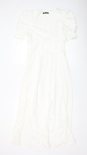 Zara Women White Fit & Flare