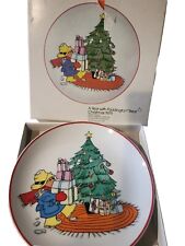 A Year With Paddington Bear Christmas 1979 - Limited Edition Plate With Box
