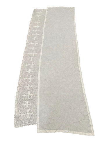 Vintage linen altar - cloth, with