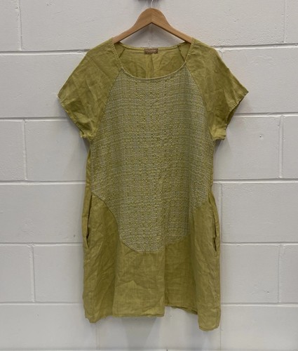 Linen tunic dress - one, size