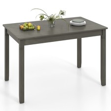 48 Inch Grey Wooden Dining