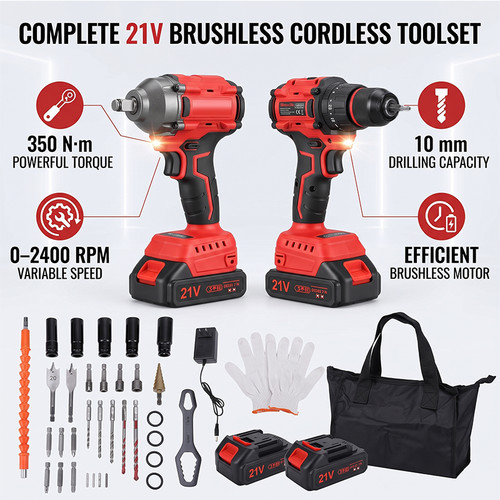21v cordless drill impact - 21v,