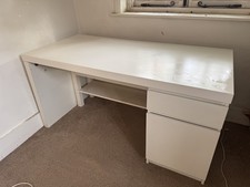 IKEA MALM White Desk: with