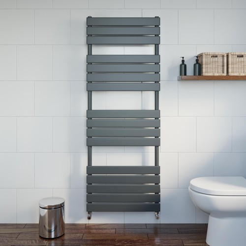 Flat panel heated towel - panel, rail