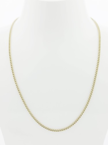 Gold curb link chain - curb,