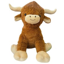 Sitting Highland Cow Gordon