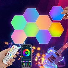 RGB Hexagon LED Wall Lights