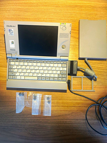 Toshiba libretto 70ct vintage - toshiba,