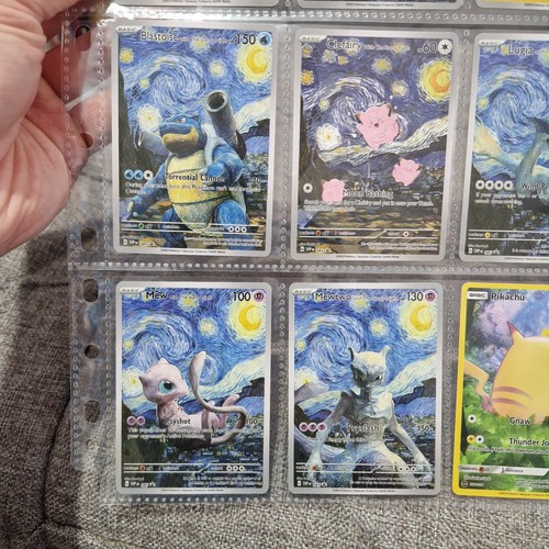 Pokemon starry night card - night, 9