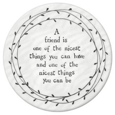 East of India Porcelain Leaf