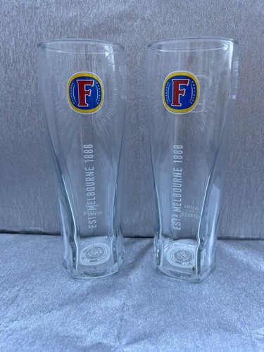 Fosters pint glasses - 2,