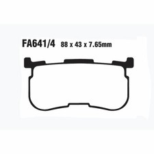 Pair Brake Pads EBC HH