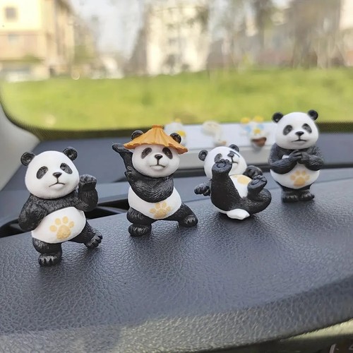 4pcs miniature panda family - 4pcs,