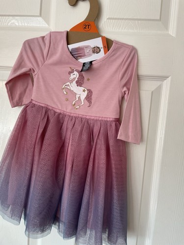 Zunie unicorn dress pink age - dress,