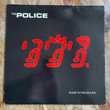 THE POLICE - GHOST IN THE MACHINE   VG+/VG+ VINYL LP / PRINTED INNER