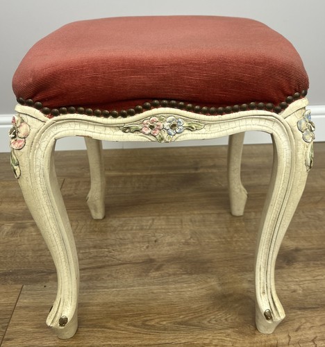 Footstool vintage french - vintage,