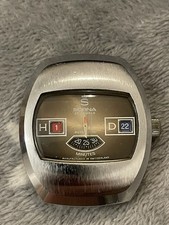VINTAGE SORNA JUMP HOUR WATCH AUTOMATIC WORKING FREEPOST UK