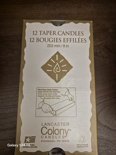 Lancaster colony taper - colony,