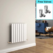 White Radiator Single Flat
