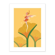 Fairies yellow flower fairy - yellow,