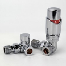 TRV Corner 15mm 1/2" Chrome