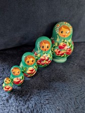 Retro russian dolls wooden - dolls,