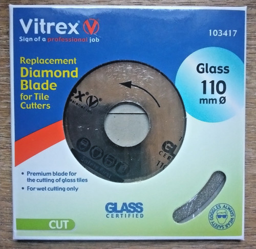 Vitrex 110mm glass - glass, diamond