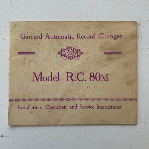 Garrard automatic record - automatic,
