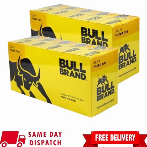 Bull brand slim filter tips - slim,