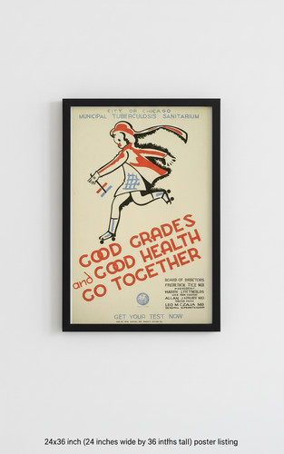Vintage medical poster - poster,