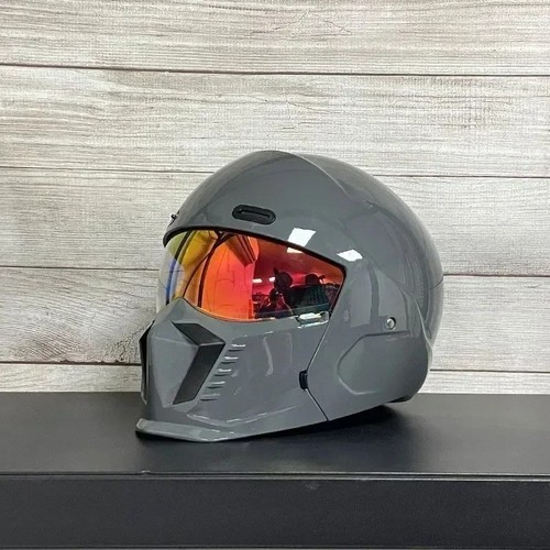 Retro motorcycle helmet - helmet, abs