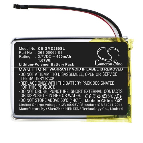 Batterie 450mah 361 00069 - batterie, 361-00069-01