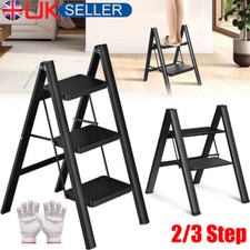 Portable Step Ladder Lightweight Folding Step Stool w/Anti Slip Tread,Heavy Duty