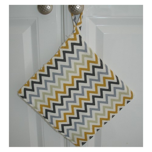 Chevron chefs pot grab - chevron, mat
