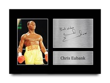 Chris Eubank Snr Signed Boxing