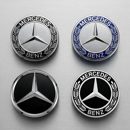 Black mercedes benz 75mm - black,