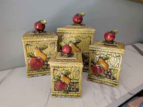 Geo lefton ceramic canister - ceramic,