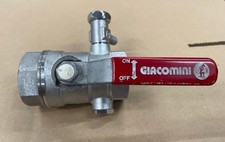 Job Lot Giacomini isolation ball valves with Drain Cock