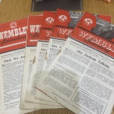 Wembley Speedway Programmes-5 In Total-All From 1948-Rusty Staples Etc