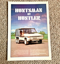 HUSTLER HUNTSMAN - FRAMEABLE COLLECTIBLE ORIGINAL MODERN CLASSIC KIT CAR ADVERT