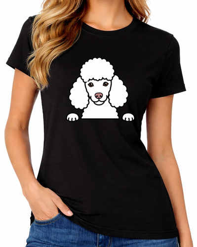 Poodle dog shirt cute white - t-shirt,