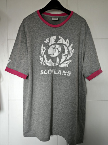 Macron grey scotland ringer - scotland,