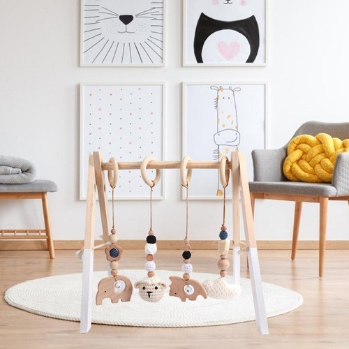 Wooden play arc - wooden, texture