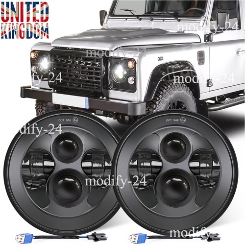 Pair inch round led - 7",