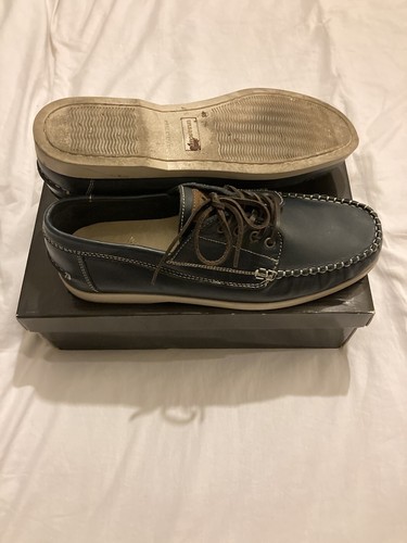 Lyle scott moccasin navy - &,