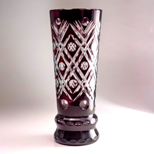Bohemian czech ruby cut - ruby, to